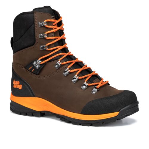 Han Wag Herren Stiefel Kalixfors Mid SF Extra GTX Brown/Orange 10,5 UK - 45 EU