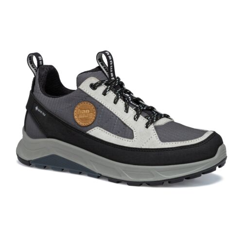 Han Wag Damen Schuhe Rotpunkt Light Low GTX Light grey/Anthracite 6 UK - 39,5 EU
