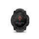 Garmin Armbanduhr Instinct 3 Amoled 50 mm Schwarz mit Silikon-Wechselarmband 26 mm Kohle