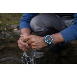 Garmin Armbanduhr Instinct 3 Amoled 50 mm Twilight/Neo mit Silikon-Wechselarmband 26 mm Twilight