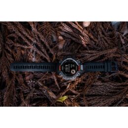 Garmin Armbanduhr Instinct 3 Solar 45 mm Schwarz mit Silikon-Wechselarmband 22 mm Schwarz