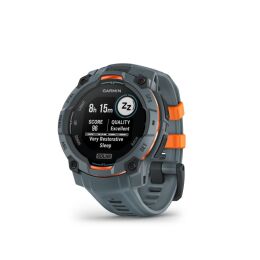 Garmin Armbanduhr Instinct 3 Solar 45 mm Twilight mit Silikon-Wechselarmband 22 mm Twilight