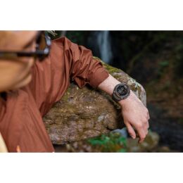 Garmin Armbanduhr Instinct 3 Solar 45 mm Twilight mit Silikon-Wechselarmband 22 mm Twilight