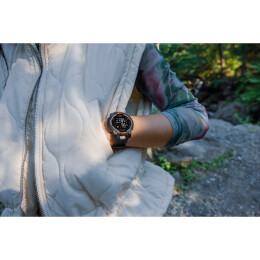 Garmin Armbanduhr Instinct 3 Solar 50 mm Kohle/Schwarz mit Silikon-Wechselarmband 26 mm Kohle