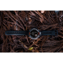Garmin Armbanduhr Instinct 3 Solar 50 mm Kohle/Schwarz mit Silikon-Wechselarmband 26 mm Kohle