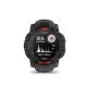 Garmin Armbanduhr Instinct 3 Solar 50 mm Kohle/Schwarz mit Silikon-Wechselarmband 26 mm Kohle