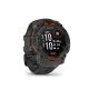 Garmin Armbanduhr Instinct 3 Solar 50 mm Kohle/Schwarz mit Silikon-Wechselarmband 26 mm Kohle