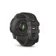 Garmin Armbanduhr Instinct 3 Solar 50 mm Kohle/Schwarz mit Silikon-Wechselarmband 26 mm Kohle