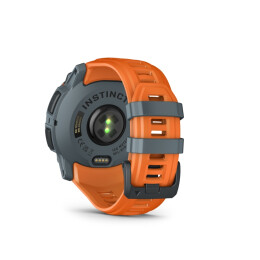 Garmin Armbanduhr Instinct 3 Solar 50 mm Twilight mit Silikon-Wechselarmband 26 mm Solstice