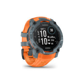 Garmin Armbanduhr Instinct 3 Solar 50 mm Twilight mit Silikon-Wechselarmband 26 mm Solstice