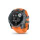 Garmin Armbanduhr Instinct 3 Solar 50 mm Twilight mit Silikon-Wechselarmband 26 mm Solstice