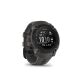 Garmin Armbanduhr Instinct E 40 mm Kohle/Schwarz mit Silikon-Wechselarmband 20 mm Kohle