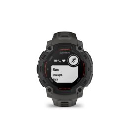 Garmin Armbanduhr Instinct E 45 mm Kohle/Schwarz mit Silikon-Wechselarmband 22 mm Kohle