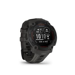 Garmin Armbanduhr Instinct E 45 mm Kohle/Schwarz mit Silikon-Wechselarmband 22 mm Kohle