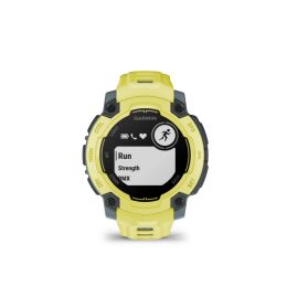 Garmin Armbanduhr Instinct E 45 mm Twilight/Electric Lime mit Silikon-Wechselarmband 22 mm Electric Lime
