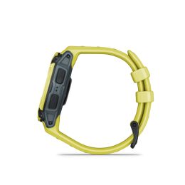 Garmin Armbanduhr Instinct E 45 mm Twilight/Electric Lime mit Silikon-Wechselarmband 22 mm Electric Lime