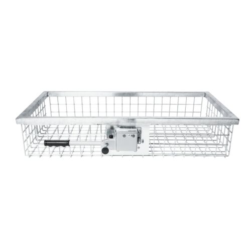 Gehetec Wildträger Deep 122 Maxi verzinkt (1220 x 530 x 195 mm) mit Schnellverschluss ohne Wildwanne