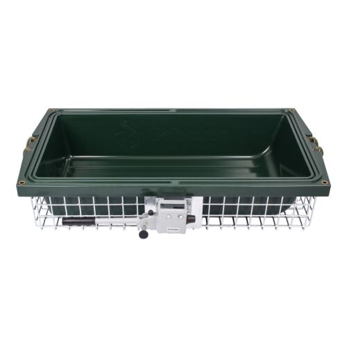 Gehetec Wildträger Deep 122 Maxi verzinkt (1220 x 530 x 195 mm) mit Schnellverschluss und Wildwanne