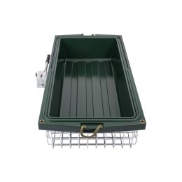 Gehetec Wildtr&auml;ger Deep 122 Maxi verzinkt (1220 x 530 x 195 mm) mit Schnellverschluss und Wildwanne
