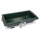 Gehetec Wildträger Deep 122 Maxi verzinkt (1220 x 530 x 195 mm) mit Schnellverschluss und Wildwanne