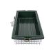 Gehetec Wildträger Deep 122 Maxi verzinkt (1220 x 530 x 195 mm) mit Schnellverschluss und Wildwanne