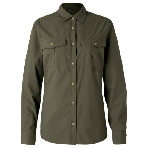 Pinewood Damen Bluse Safari Mossgreen M