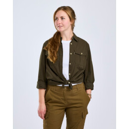Pinewood Damen Bluse Safari Mossgreen 2XL