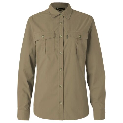 Pinewood Damen Bluse Safari Sandstone XL