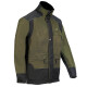 PSS X-Treme Rain Durchgehjacke grün/schwarz M