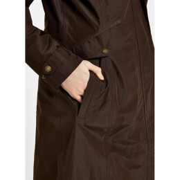 Dubarry Damen Mantel Alderford Waterproof Mahogany 36