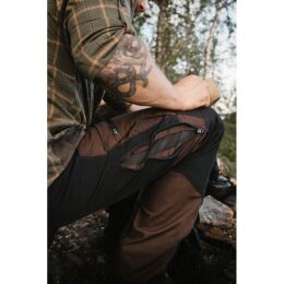 Pinewood Herren Hose Caribou TC Dark Brown/Black C48