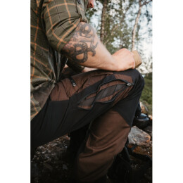 Pinewood Herren Hose Caribou TC Dark Brown/Black C54
