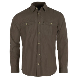 Pinewood Herren Hemd Safari Dark Olive L