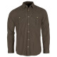 Pinewood Herren Hemd Safari Dark Olive L