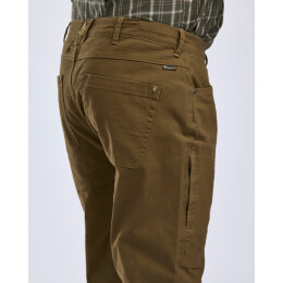 Pinewood Herren Hose V&auml;rnamo Vintage Canvas Olive Brown C48