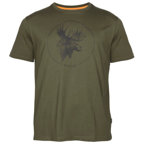 Pinewood Herren T-Shirt Moose Olive M