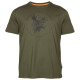 Pinewood Herren T-Shirt Moose Olive M