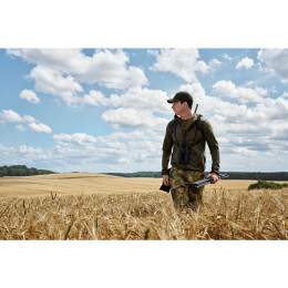 H&auml;rkila Herren Fleece-Kapuzenjacke Deer Stalker Willow Green L