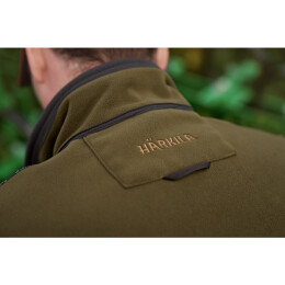 H&auml;rkila Herren Fleecejacke Kamko Dark Olive/Arabian Spice M