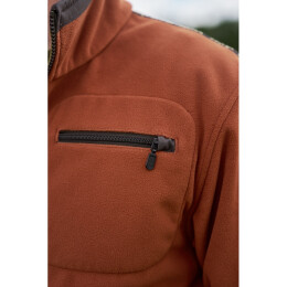 H&auml;rkila Herren Fleecejacke Kamko Dark Olive/Arabian Spice M