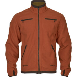 H&auml;rkila Herren Fleecejacke Kamko Dark Olive/Arabian Spice M