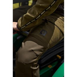 H&auml;rkila Herren Fleecejacke Kamko Dark Olive/Arabian Spice M