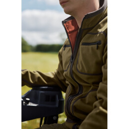 H&auml;rkila Herren Fleecejacke Kamko Dark Olive/Arabian Spice M