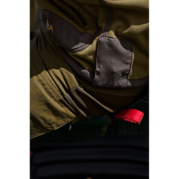 H&auml;rkila Herren Fleecejacke Kamko Dark Olive/Arabian Spice M