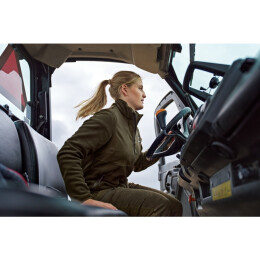 H&auml;rkila Damen Fleecejacke Fjell Hunting Green/Willow Green L