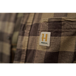 H&auml;rkila Herren Hemd Scandinavien Antique Bronze Check 3XL