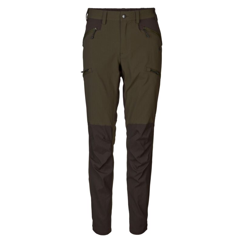 Seeland Damen Hose Larch Stretch Pine Green / Chocolate Torte 38 32
