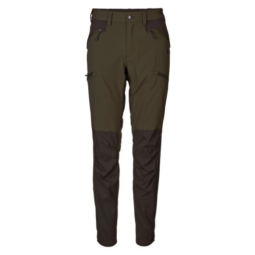 Seeland Damen Hose Larch Stretch Pine Green / Chocolate Torte 44 32"
