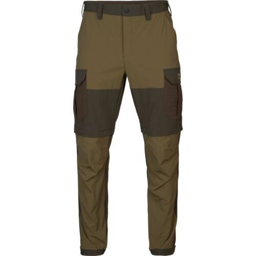 Härkila Herren Zip-Off-Hose Logmar Lightweight Dark olive/Willow green 32" 56