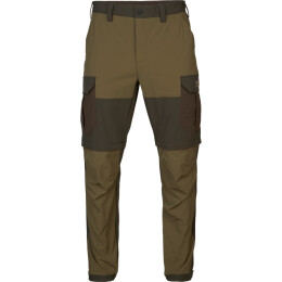 H&auml;rkila Herren Zip-Off-Hose Logmar Lightweight Dark olive/Willow green 32&quot; 56